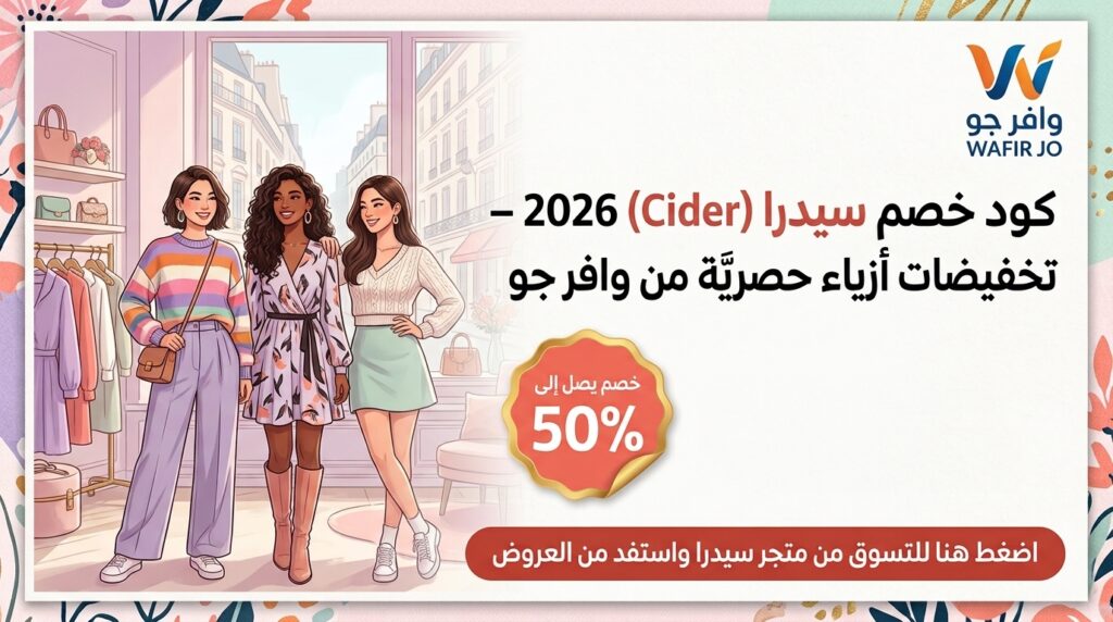 كود خصم لمتجر سيدرا